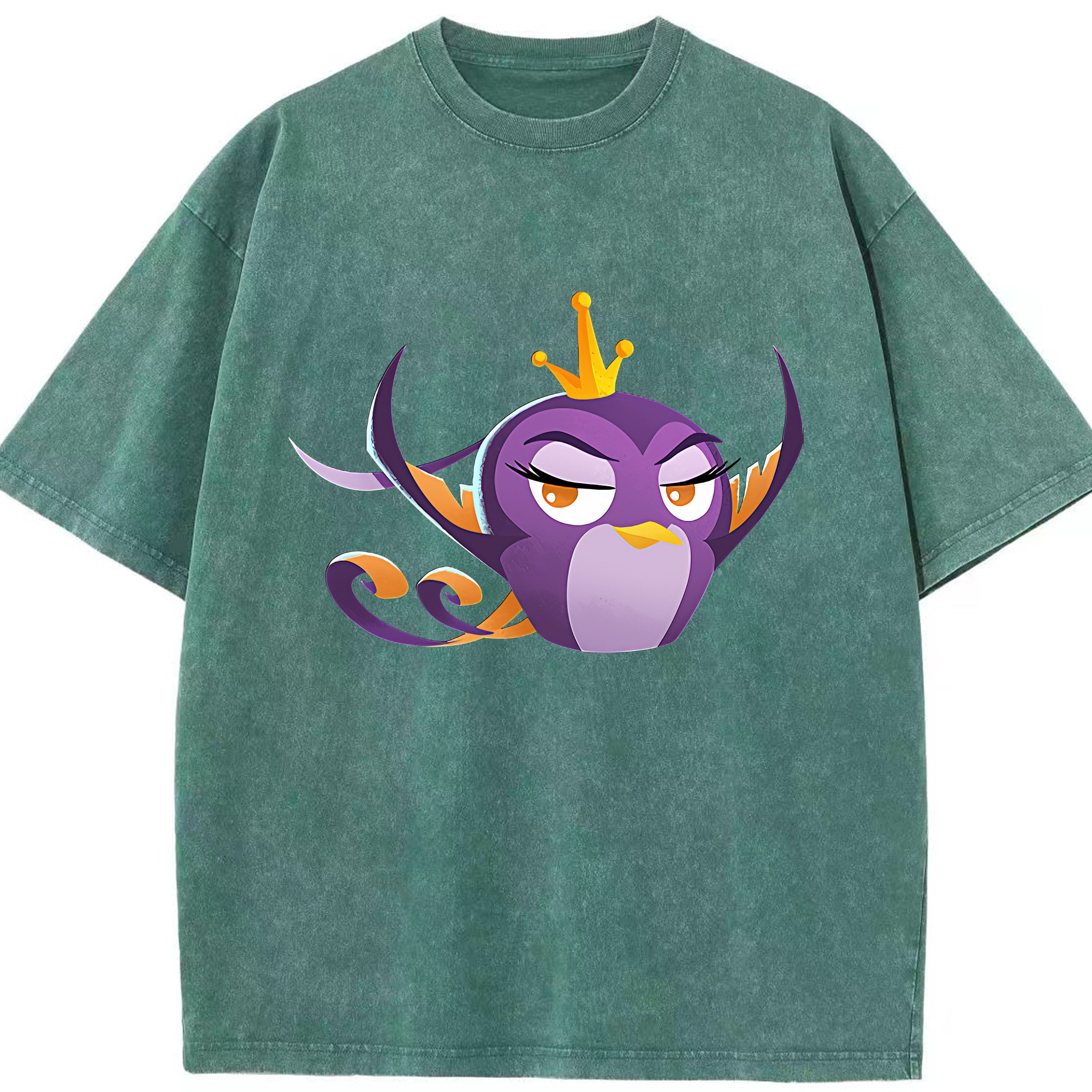 （画像用） Angry Birds アングリーバード 綿100% ヴィンテージ風 半袖Tシャツ（フロントプリント）